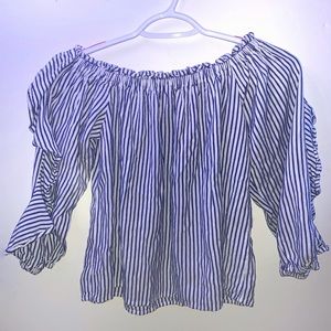 Arizona off the shoulder striped top